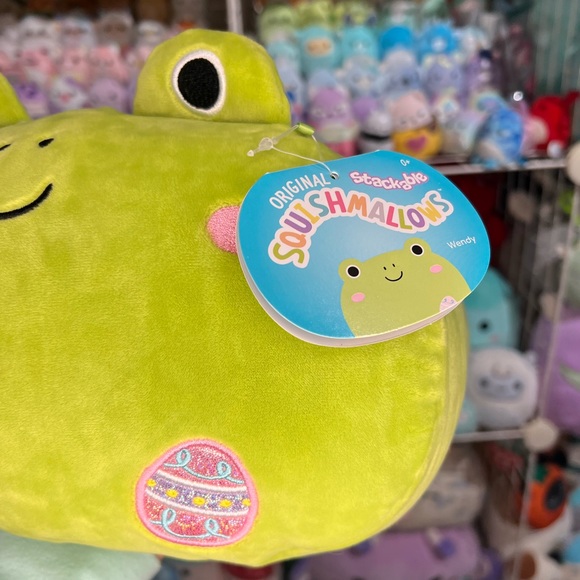 Squishmallows Wendy the Easter Frog Stackable 12" Stuffed Plush - Picture 2 of 3